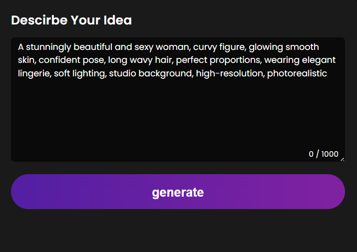 Step 2.  Generate AI Body Photos.