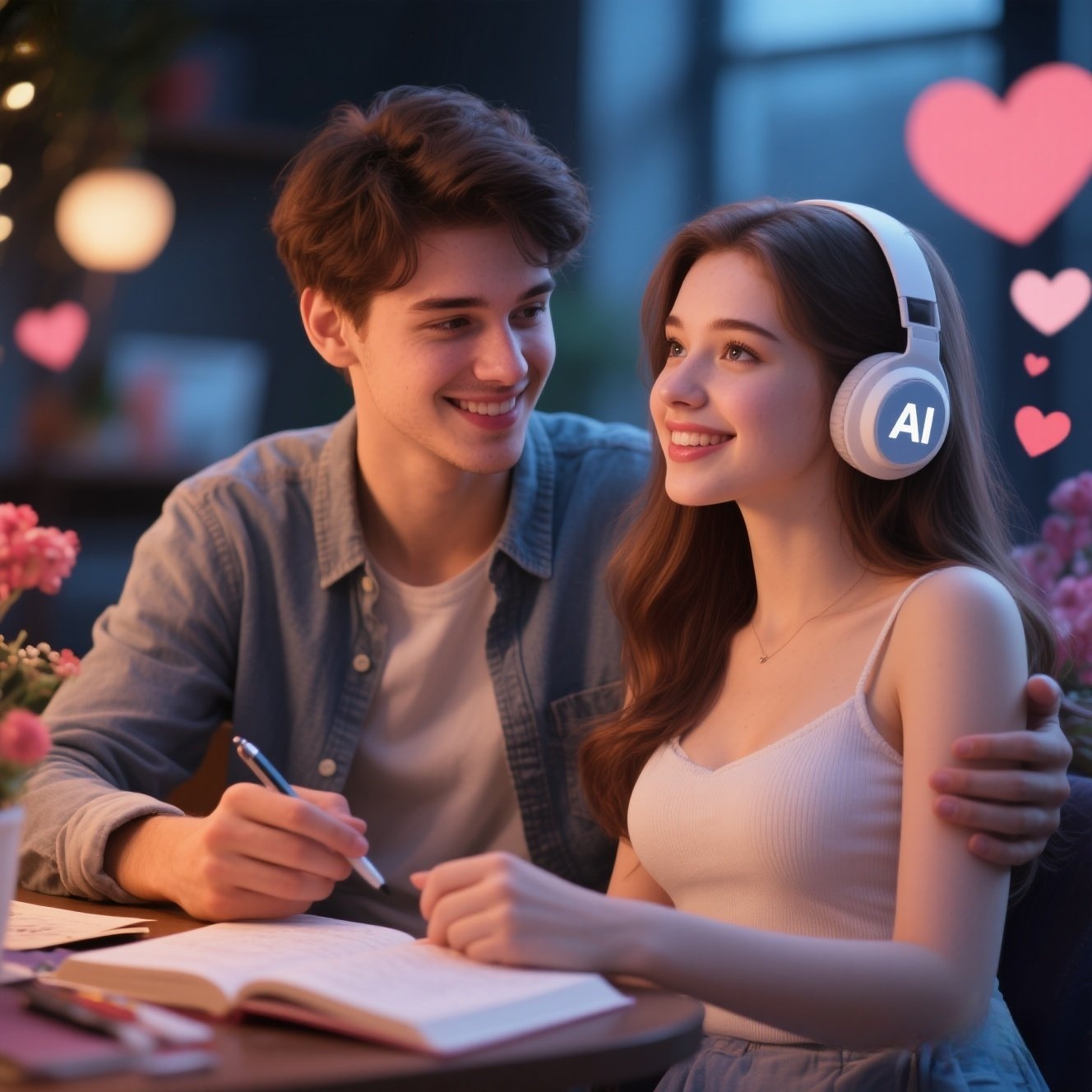 Write Romantic Stories Together – Your AI Girlfriend as a Co-Creative Partner