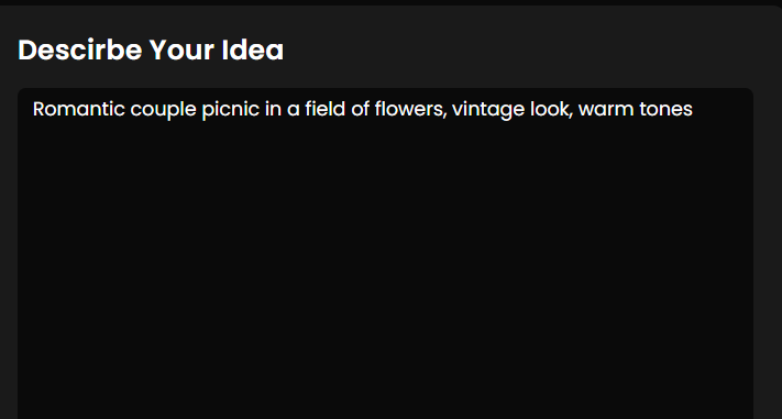 Step 1. Enter the description.