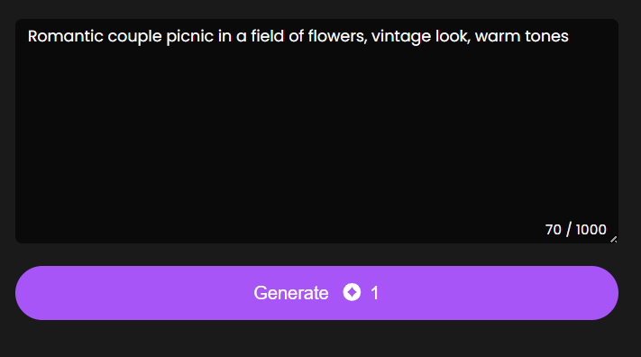 Step 2.  Generate an AI Couple Photo.